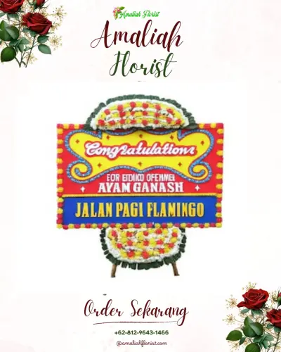 Bunga Papan Congratulation di Laladon